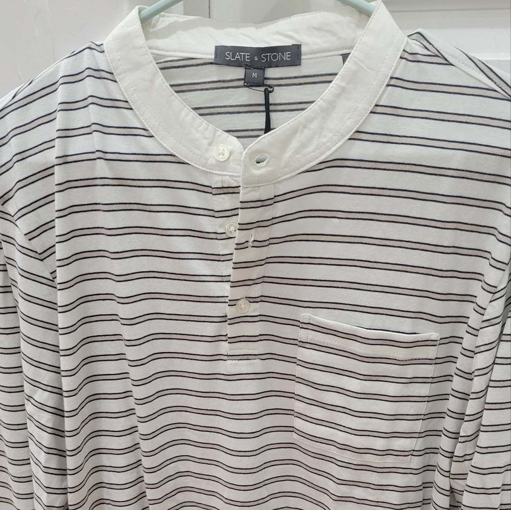 NWT Men's Slate & Stone Henley Size M